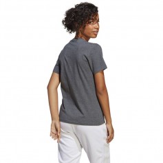 Adidas Big Logo Γυναικείο Αθλητικό T-shirt Grey Melange/Siel IC0634