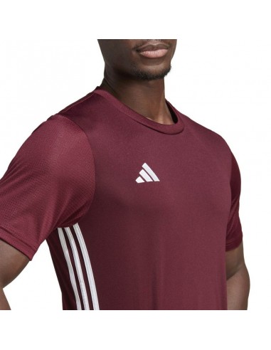 Adidas Table 23 Αθλητικό Ανδρικό T-shirt Μπορντό με Στάμπα IB4928