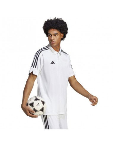 Adidas Ανδρικό T-shirt Polo Λευκό HS3580
