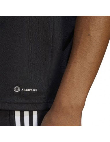 Adidas Ανδρικό T-shirt Polo Μαύρο HS3578