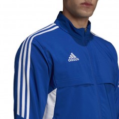 Adidas Condivo 22 Presentation Ανδρική Φούτερ Ζακέτα με Κουκούλα Μπλε HA6245