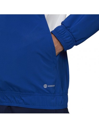 Adidas Condivo 22 Presentation Ανδρική Φούτερ Ζακέτα με Κουκούλα Μπλε HA6245