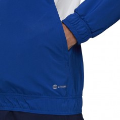 Adidas Condivo 22 Presentation Ανδρική Φούτερ Ζακέτα με Κουκούλα Μπλε HA6245