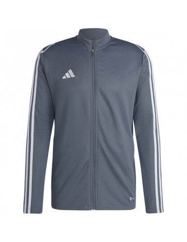 Adidas Tiro 23 League Ανδρική Φούτερ Ζακέτα με Κουκούλα Γκρι HS3504