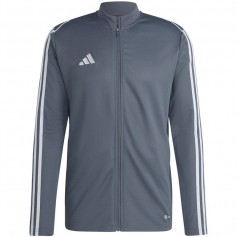 Adidas Tiro 23 League Ανδρική Φούτερ Ζακέτα με Κουκούλα Γκρι HS3504