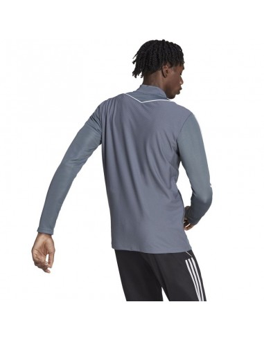 Adidas Tiro 23 League Ανδρική Φούτερ Ζακέτα με Κουκούλα Γκρι HS3504