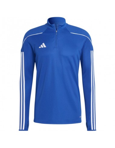 Adidas Tiro 23 League Ανδρική Μπλούζα με Φερμουάρ Μακρυμάνικη Μπλε HS0328