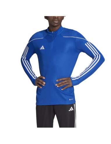 Adidas Tiro 23 League Ανδρική Μπλούζα με Φερμουάρ Μακρυμάνικη Μπλε HS0328