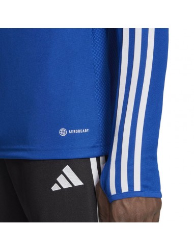 Adidas Tiro 23 League Ανδρική Μπλούζα με Φερμουάρ Μακρυμάνικη Μπλε HS0328