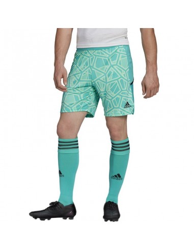 Adidas Condivo 22 Αθλητική Ανδρική Βερμούδα με Σχέδια Τιρκουάζ HB1624