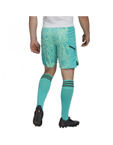 Adidas Condivo 22 Αθλητική Ανδρική Βερμούδα με Σχέδια Τιρκουάζ HB1624