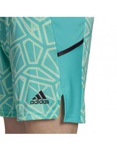Adidas Condivo 22 Αθλητική Ανδρική Βερμούδα με Σχέδια Τιρκουάζ HB1624