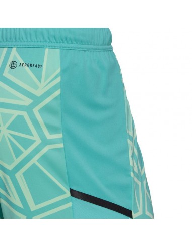 Adidas Condivo 22 Αθλητική Ανδρική Βερμούδα με Σχέδια Τιρκουάζ HB1624