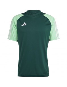 Adidas Tiro 23 Competition Αθλητικό Ανδρικό T-shirt Πράσινο Μονόχρωμο HU1297