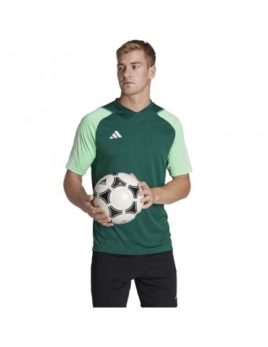 Adidas Tiro 23 Competition Αθλητικό Ανδρικό T-shirt Πράσινο Μονόχρωμο HU1297