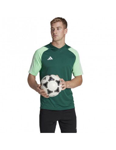 Adidas Tiro 23 Competition Αθλητικό Ανδρικό T-shirt Πράσινο Μονόχρωμο HU1297