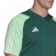 Adidas Tiro 23 Competition Αθλητικό Ανδρικό T-shirt Πράσινο Μονόχρωμο HU1297