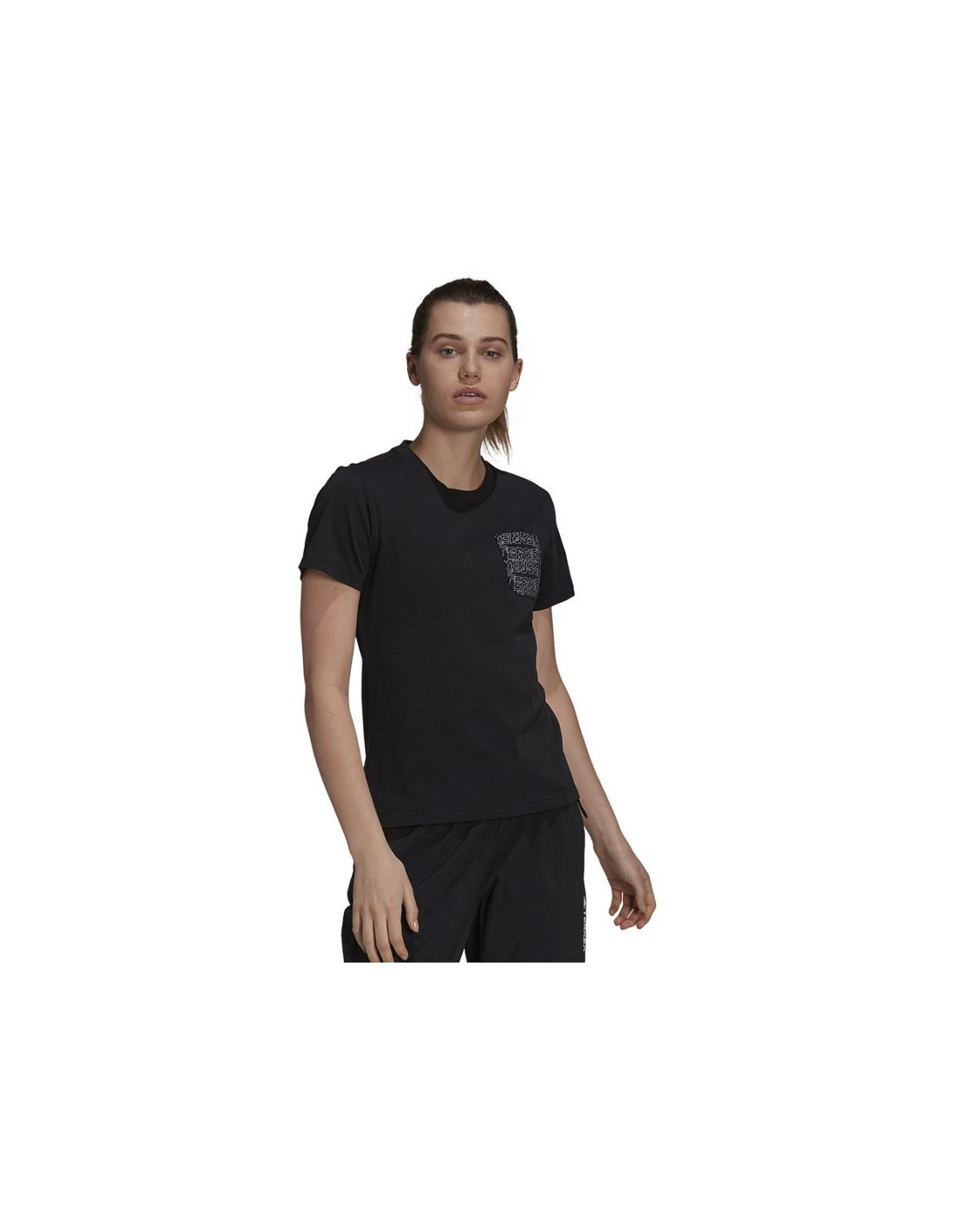 Women's T-Shirts Adidas Black