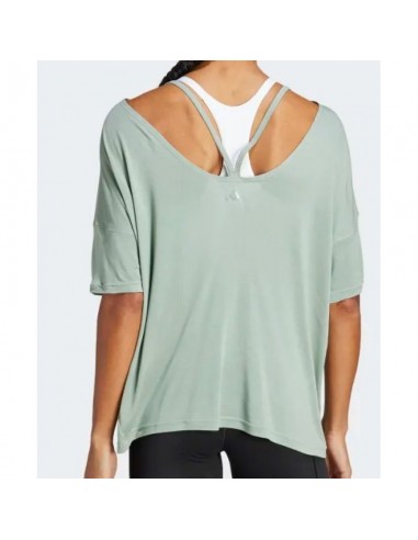 Adidas Γυναικείο Αθλητικό T-shirt Fast Drying Τιρκουάζ HR5078