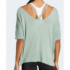 Adidas Γυναικείο Αθλητικό T-shirt Fast Drying Τιρκουάζ HR5078