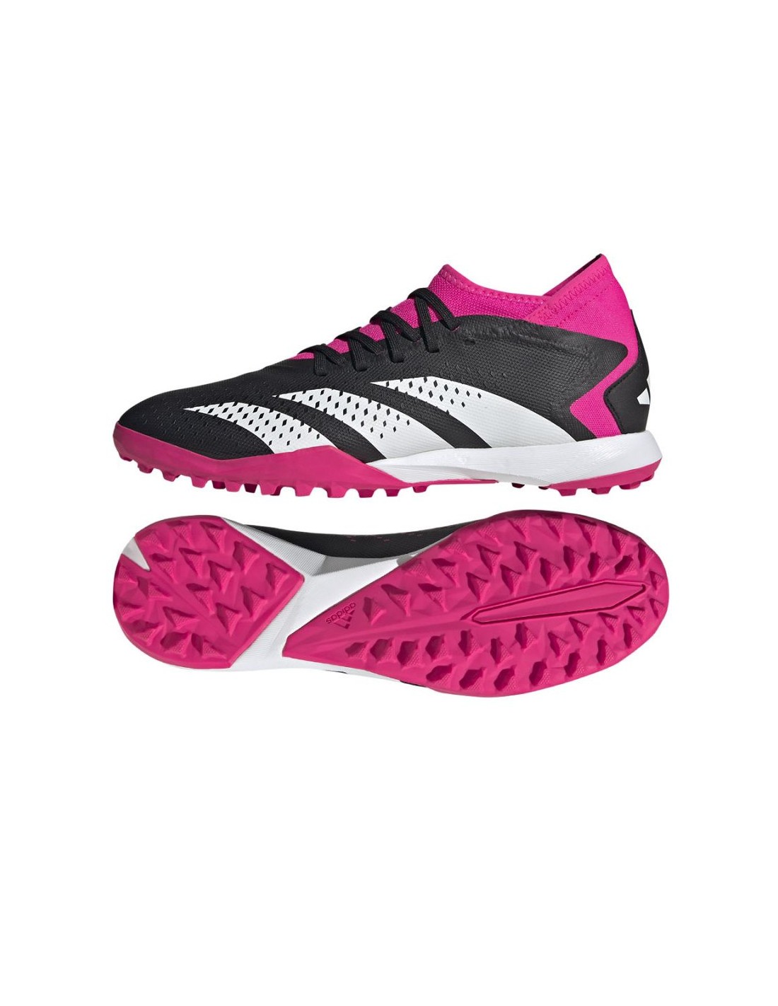 Adidas Accuracy.3 TF GW4637 Χαμηλά Ποδοσφαιρικά Παπούτσια με Σχάρα Μαύρα