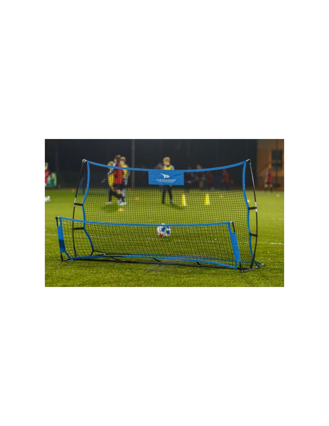 Yakimasport Galaxy 100296 Δίχτυ Επαναφοράς Μπαλών για Προπόνηση Ποδοσφαίρου 220x110cm