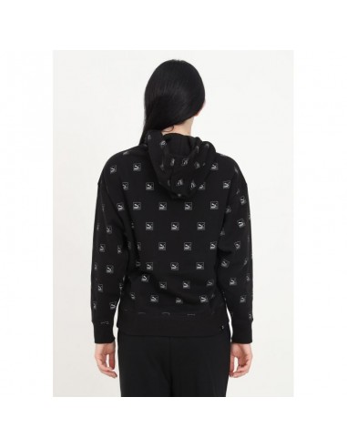 Puma Brand Love Γυναικείο Φούτερ με Κουκούλα Μαύρο 535706-01