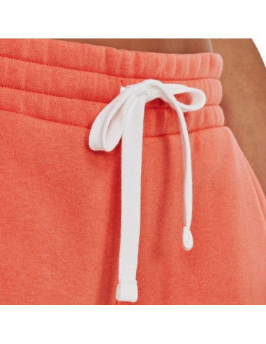 Under Armour Rival Παντελόνι Γυναικείας Φόρμας με Λάστιχο Πορτοκαλί Fleece 1356416-877