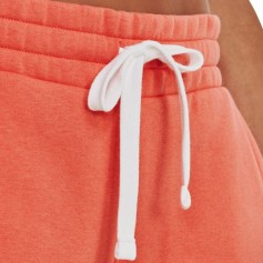Under Armour Rival Παντελόνι Γυναικείας Φόρμας με Λάστιχο Πορτοκαλί Fleece 1356416-877