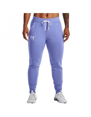 Under Armour Rival Παντελόνι Γυναικείας Φόρμας με Λάστιχο Violet Fleece 1356416-495