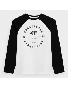 4F Παιδική Χειμερινή Μπλούζα Μακρυμάνικη Πολύχρωμη 4FFJSS23TLONM058-10S