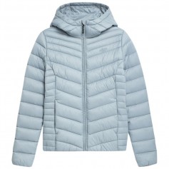 4F Κοντό Γυναικείο Puffer Μπουφάν για Χειμώνα Μπλε 4FSS23TDJAF095-34S