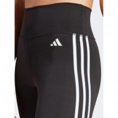 Adidas Training Γυναικείο Cropped Κολάν Ψηλόμεσο Μαύρο HT5438