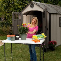 Half-Folding Τραπέζι Camping σε Βαλιτσάκι 122cm