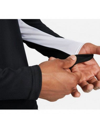 Nike Academy 23 Ανδρική Αθλητική Μπλούζα Μακρυμάνικη Dri-Fit με Φερμουάρ Μαύρη DR1352-010