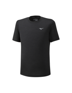 Mizuno Impulse Core Ανδρικό Αθλητικό T-shirt Κοντομάνικο Μαύρο J2GA751909