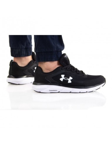Under Armour Carged Assert 9 3024590-001 Ανδρικά Αθλητικά Παπούτσια Running Black / White