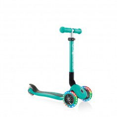 3wheel scooter Globber Foldable Lights Emerald Green Jr 437107