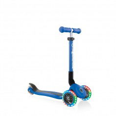 3wheel scooter Globber Foldable Lights Navy Blue Jr 437100