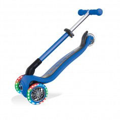 3wheel scooter Globber Foldable Lights Navy Blue Jr 437100