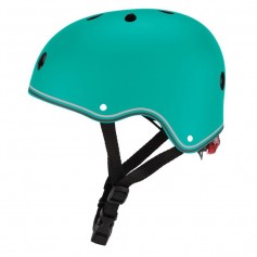 Globber Primo Lights 505-107 Παιδικό Κράνος για Ποδήλατο & Πατίνι Πράσινο με Ενσωματωμένο Φωτάκι LED Green