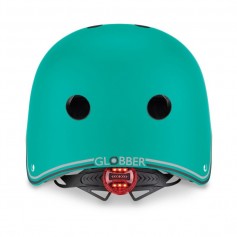 Globber Primo Lights 505-107 Παιδικό Κράνος για Ποδήλατο & Πατίνι Πράσινο με Ενσωματωμένο Φωτάκι LED Green