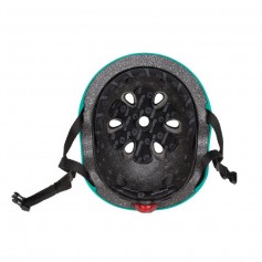 Globber Primo Lights 505-107 Παιδικό Κράνος για Ποδήλατο & Πατίνι Πράσινο με Ενσωματωμένο Φωτάκι LED Green