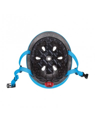 Globber Go Up Lights 506-101 Παιδικό Κράνος για Ποδήλατο & Πατίνι Μπλε με Ενσωματωμένο Φωτάκι LED