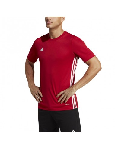 Adidas Table 23 Αθλητικό Ανδρικό T-shirt Κόκκινο με Στάμπα HT6552