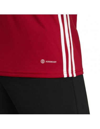 Adidas Table 23 Αθλητικό Ανδρικό T-shirt Κόκκινο με Στάμπα HT6552