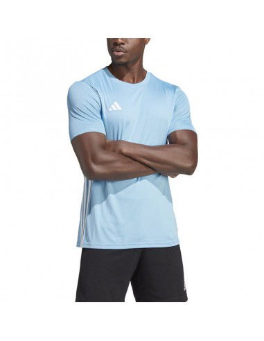 Adidas Table 23 Αθλητικό Ανδρικό T-shirt Γαλάζιο με Στάμπα IA9145