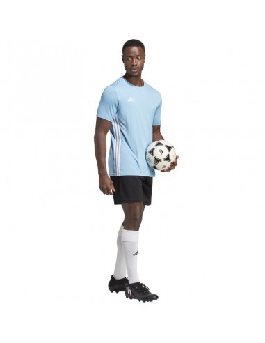 Adidas Table 23 Αθλητικό Ανδρικό T-shirt Γαλάζιο με Στάμπα IA9145