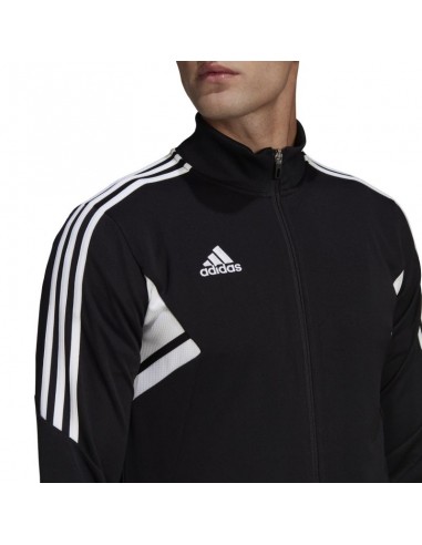Adidas Condivo 22 Ανδρική Φούτερ Ζακέτα με Τσέπες Μαύρη HA6252