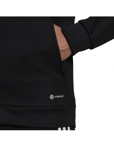 Adidas Condivo 22 Ανδρική Φούτερ Ζακέτα με Τσέπες Μαύρη HA6252